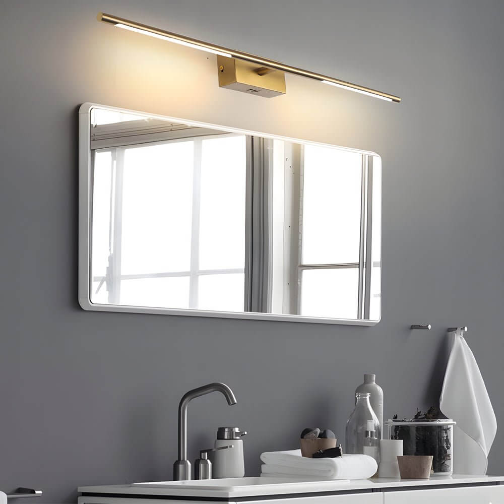 Modern Gold LED Bathroom Vanity Light  – 23.6" & 39.4", Warm & White Light for Stylish Illumination