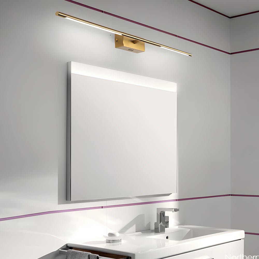 Modern Gold LED Bathroom Vanity Light  – 23.6" & 39.4", Warm & White Light for Stylish Illumination
