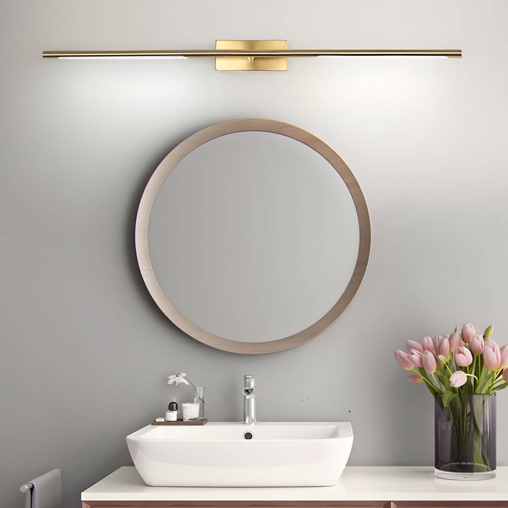 Modern Gold LED Bathroom Vanity Light  – 23.6" & 39.4", Warm & White Light for Stylish Illumination