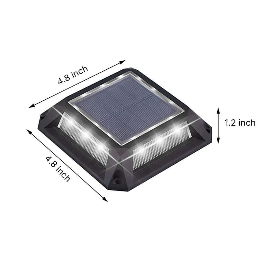 Modern Heavy-Duty Solar Deck Lights Waterproof LED Path Lighting