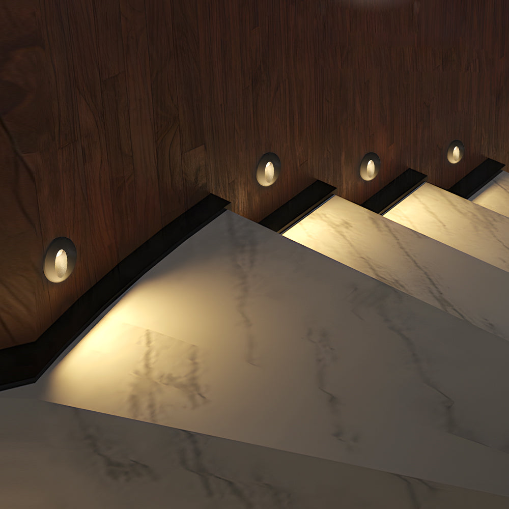 Aluminum LED Step Light Waterproof Modern Style