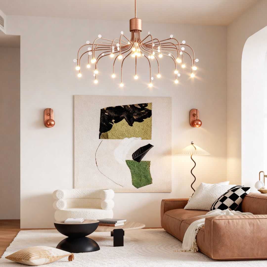 Modern Retro Chandelier Creative Adjustable Ceiling Light