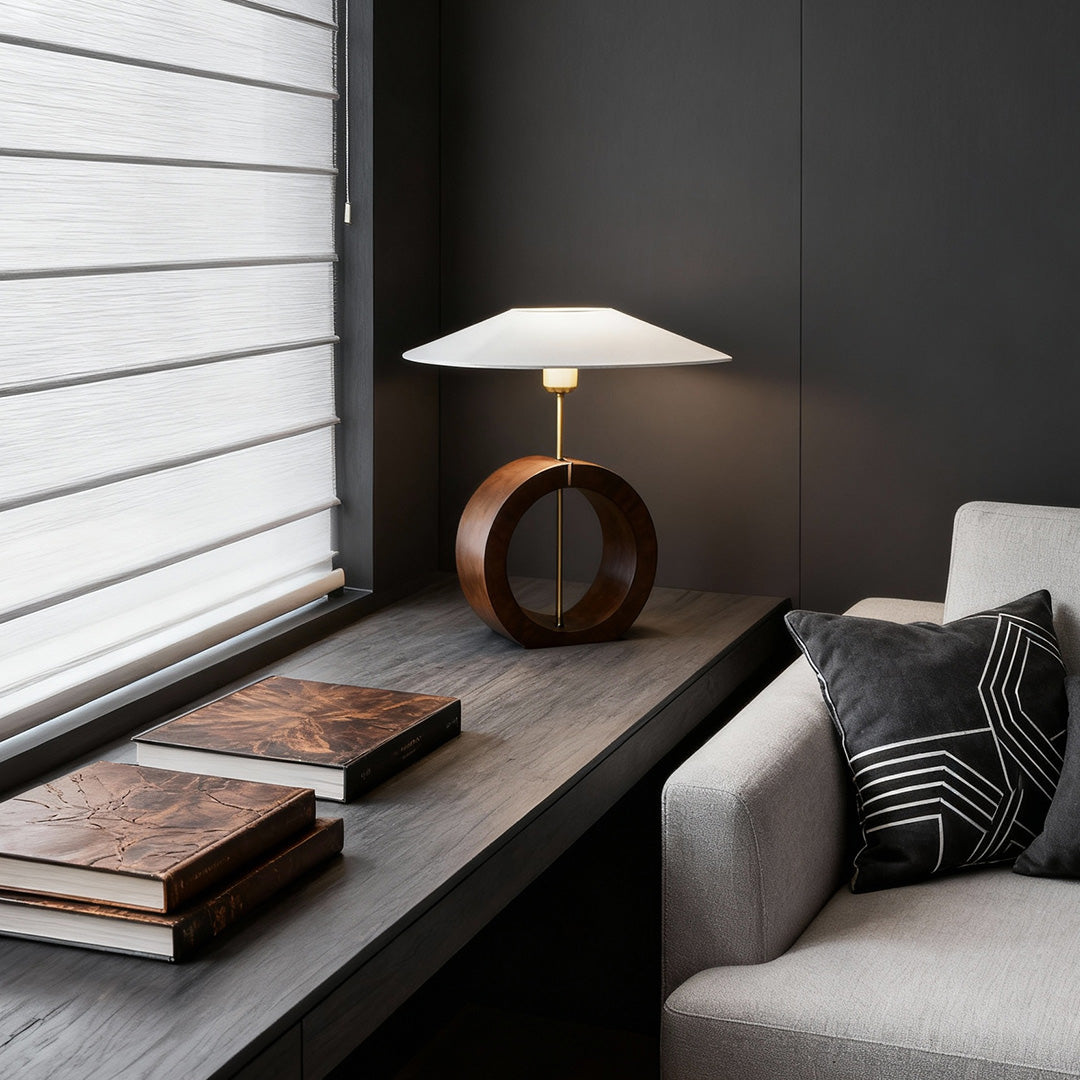 Natural Wood Table Lamp Nordic Minimalist Luxury Creative Lamp