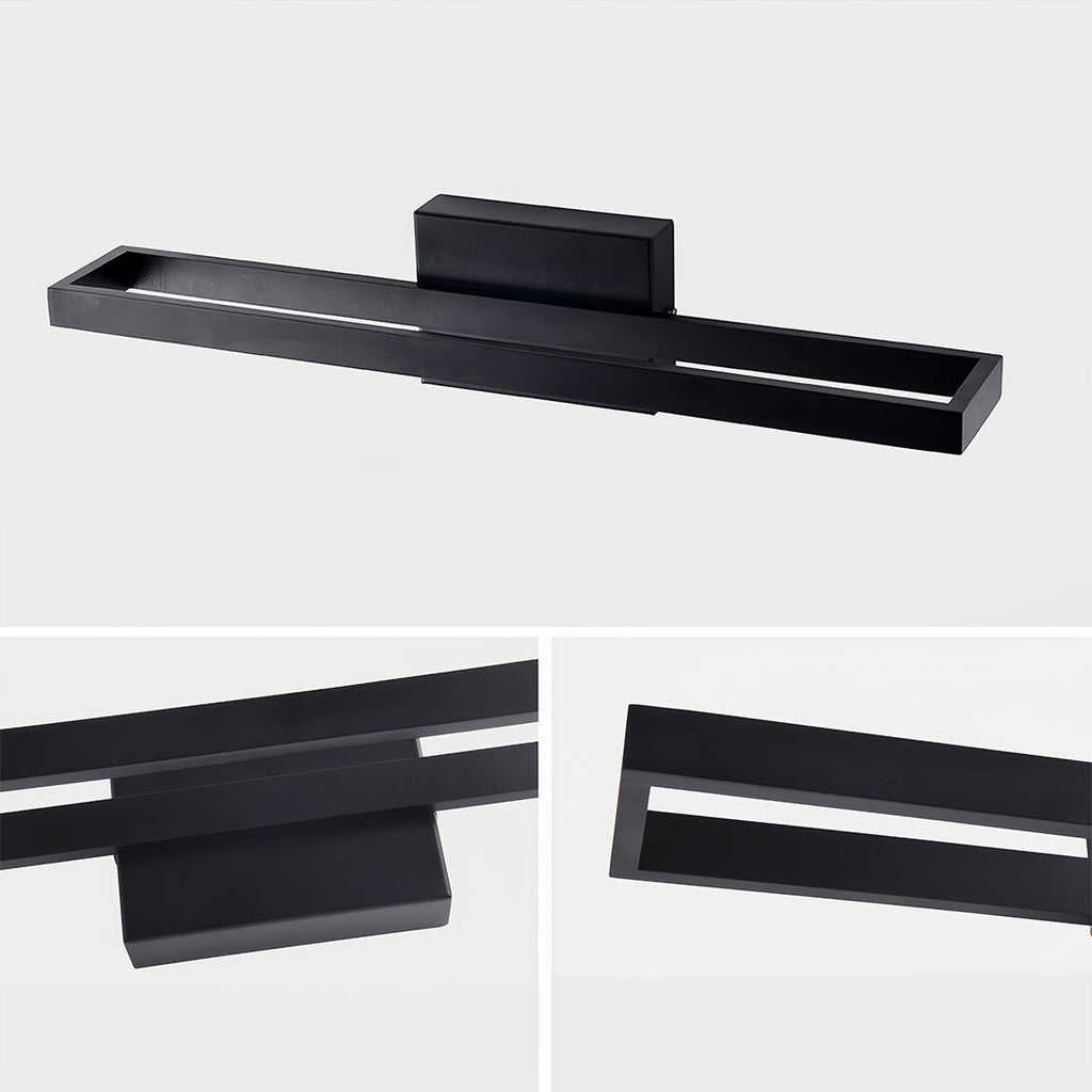 Black Vanity Bathroom Light Dimmable LED Modern Picture Wall Light