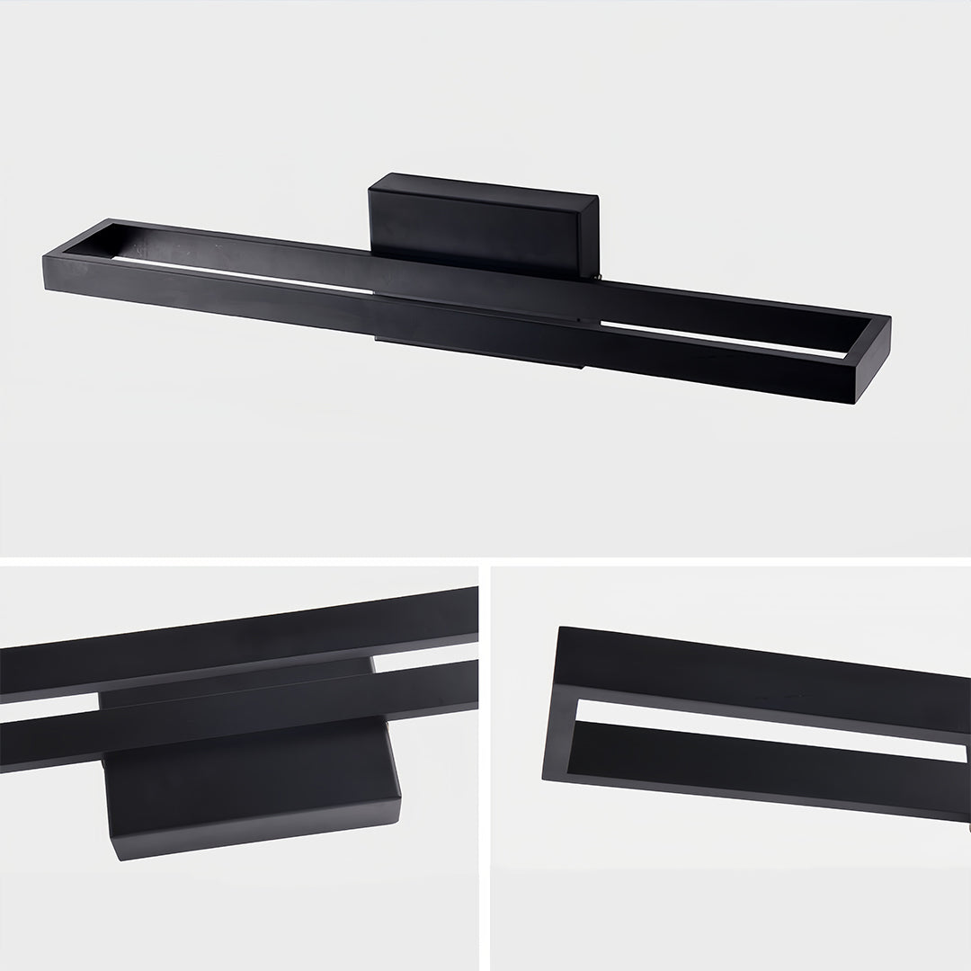 Black Vanity Bathroom Light Dimmable LED Modern Picture Wall Light