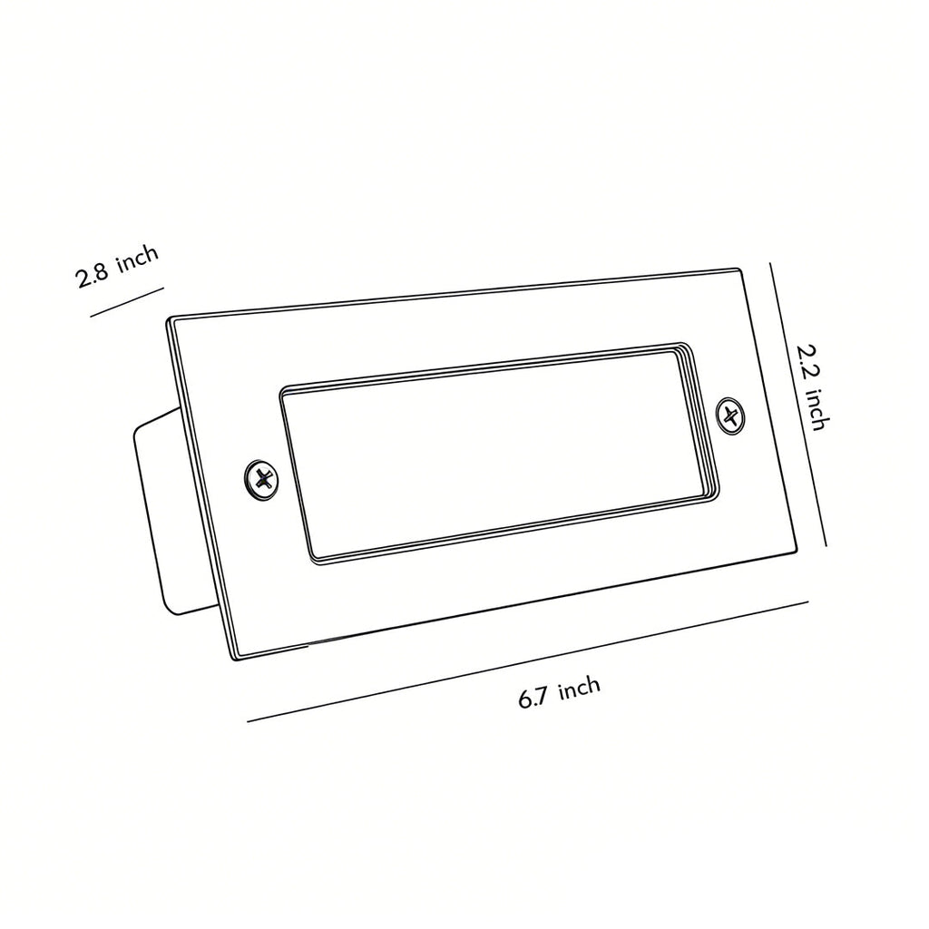 Outdoor Brick Light LED Embedded Stair Wall Ladder Lights