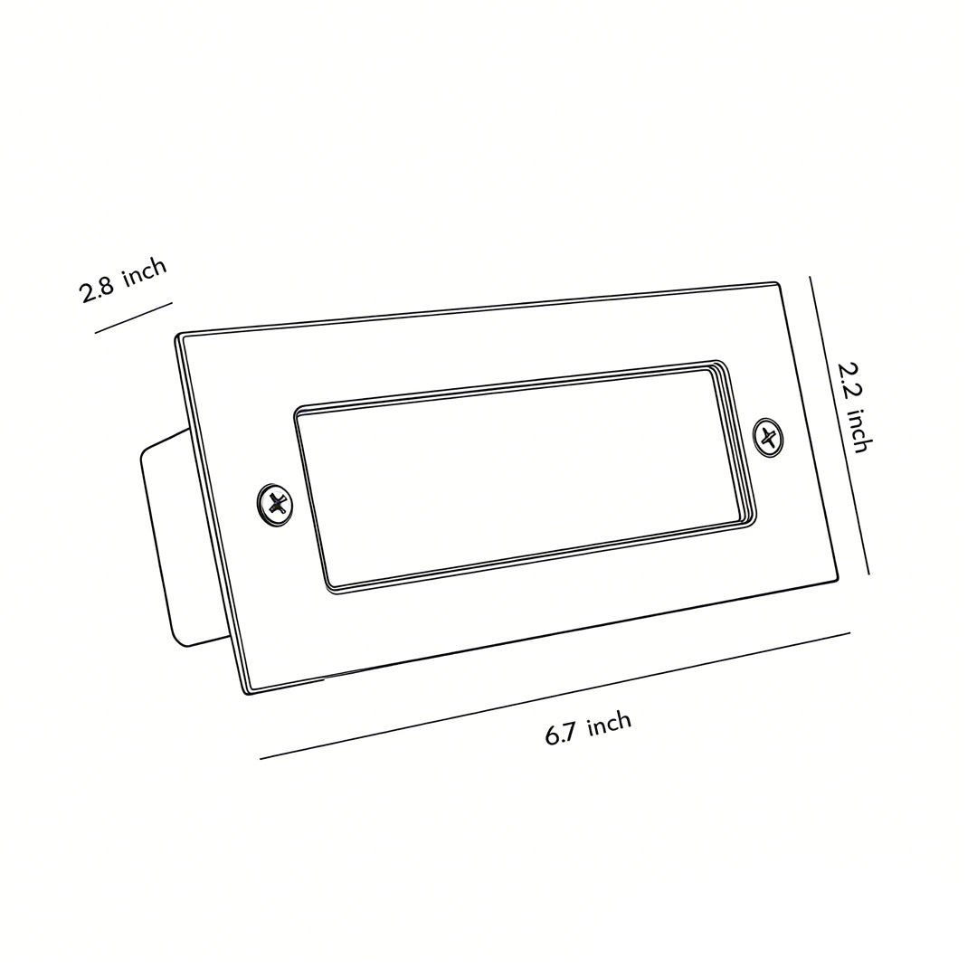Outdoor Brick Light LED Embedded Stair Wall Ladder Lights