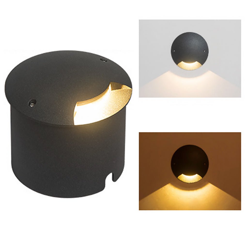Sleek LED Cap Light for Garden Stairs, Deck & Pathways