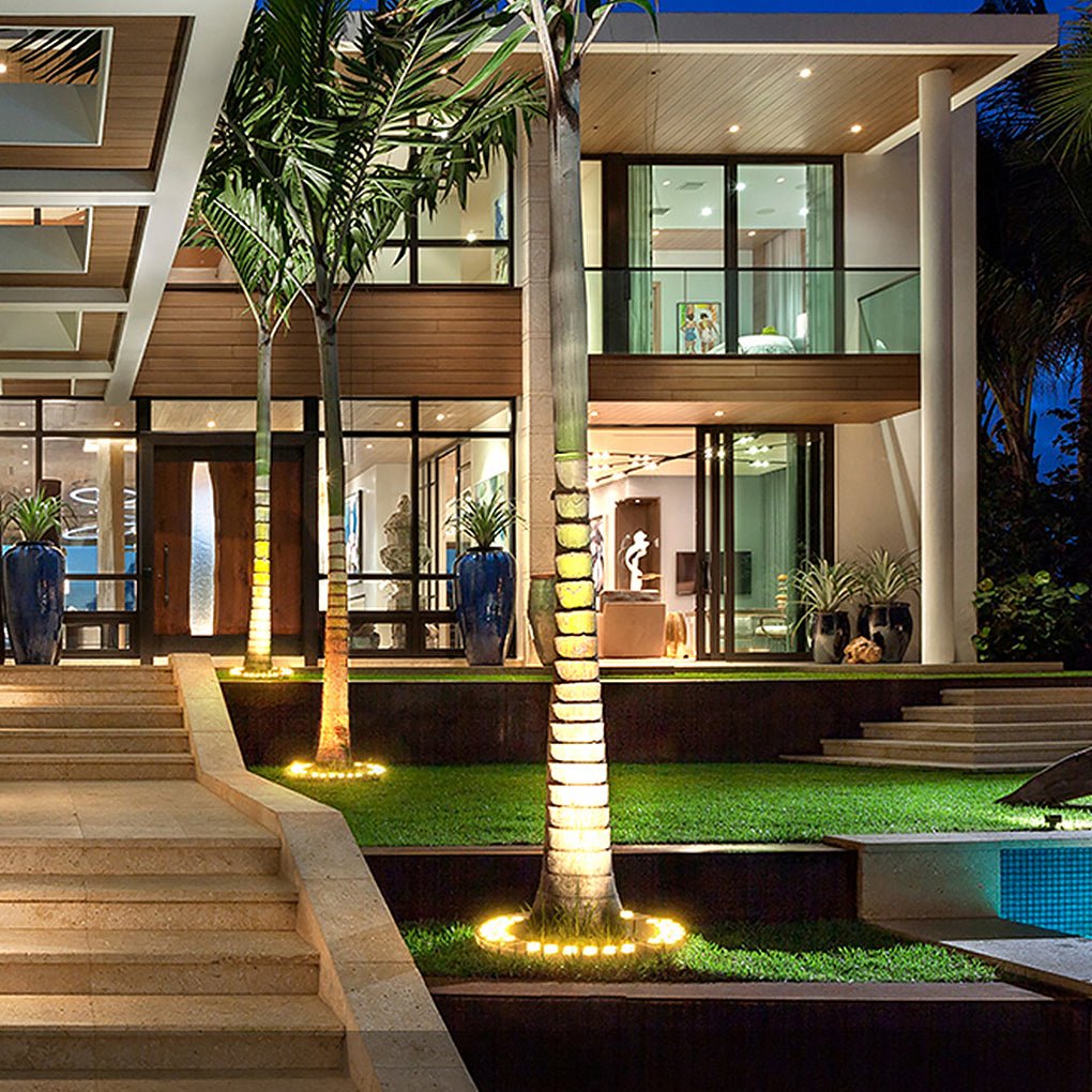 Solid Upwards LED Tree-Mounted Lights Outdoor Landscape Lighting for Trees