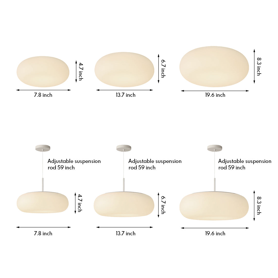 Contemporary LED Pendant Lights Minimalist Adjustable Ceiling Light