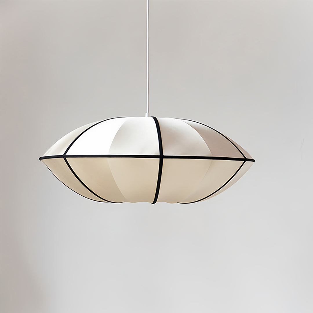 Fabric Shade Pendant Light Nordic Vintage Lantern Ceiling Light