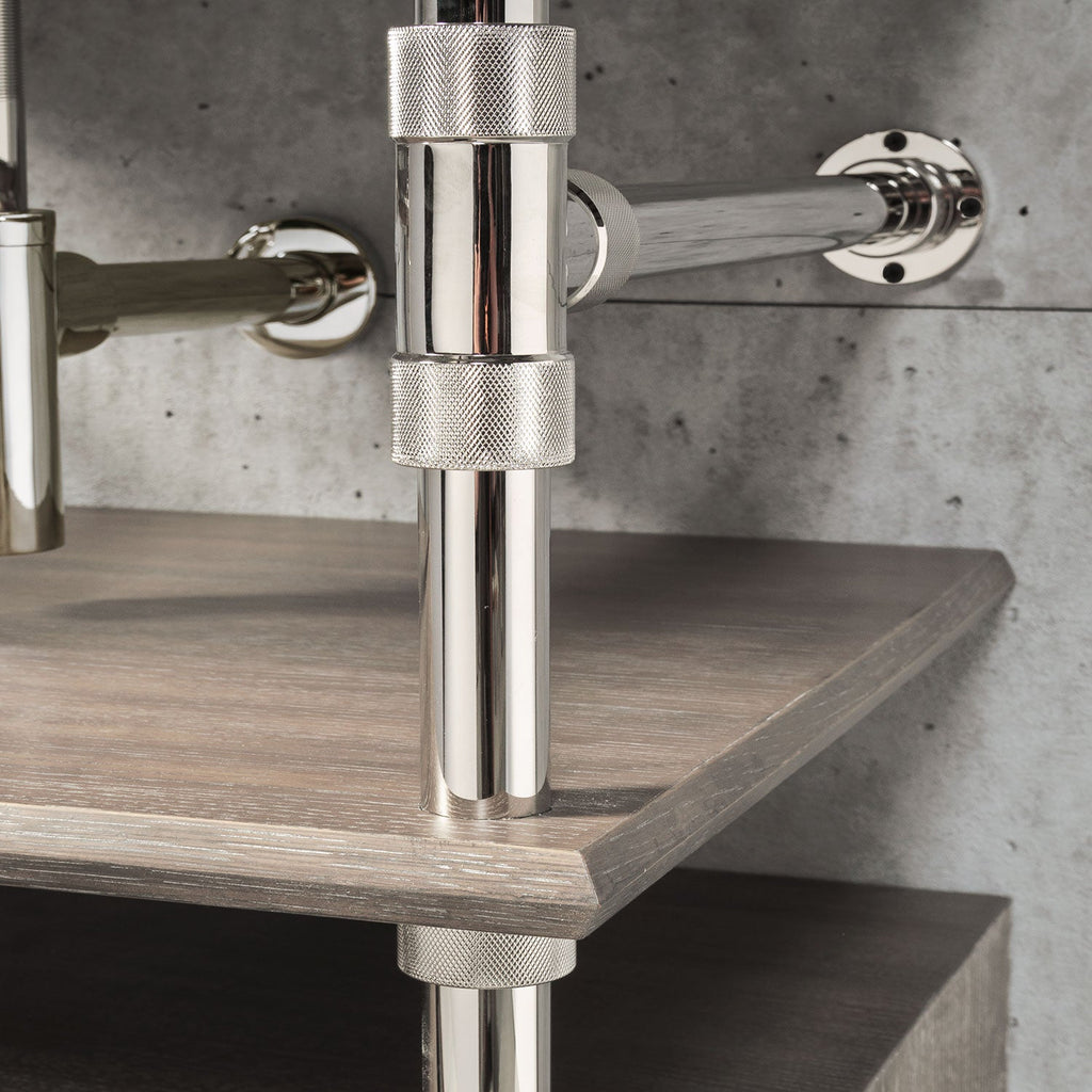 Terra Bath Sink paired with Elemental Classic Console Vanity