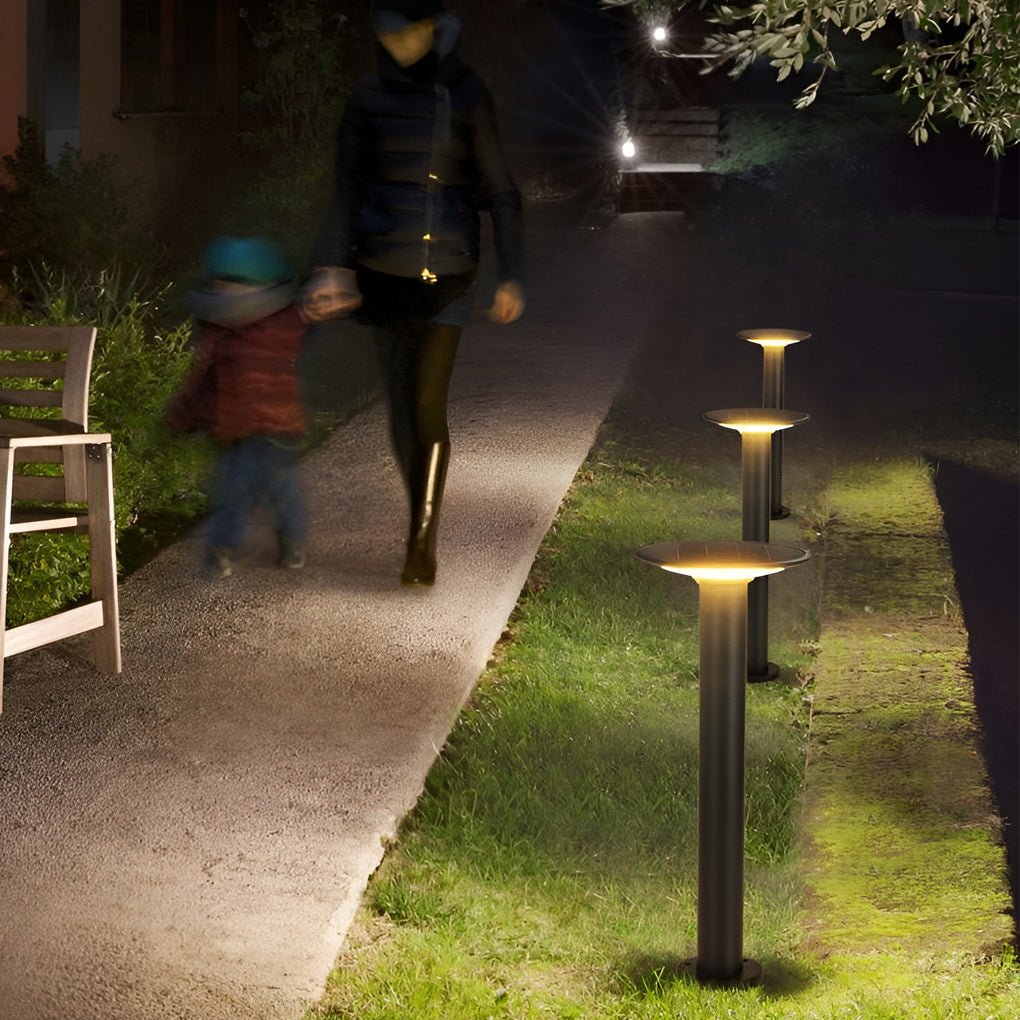 Innovative UFO-Shaped Solar Pathway Lights Durable Outdoor Lighting