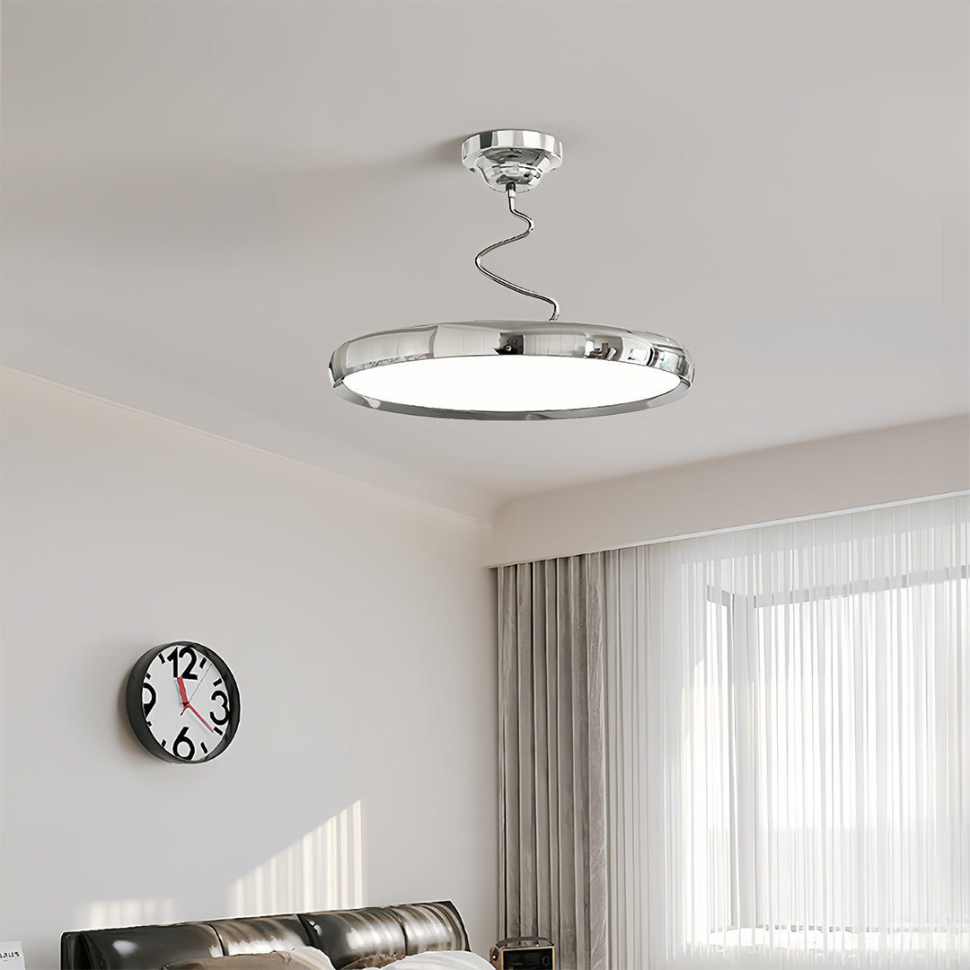 Modern Semi Flush Mount Ceiling Light Twisted Full-Spectrum Light
