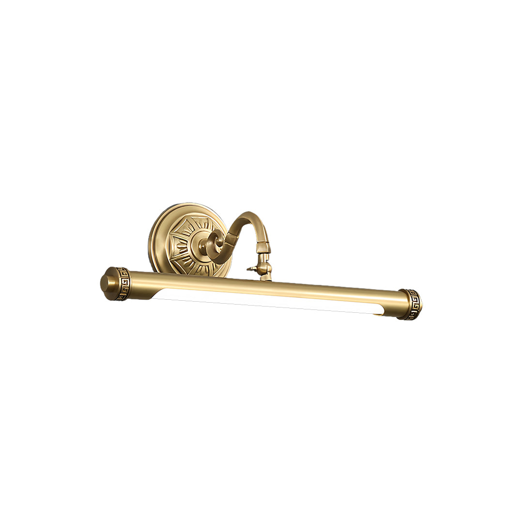 Gold Bathroom Vanity Light European Pure Copper Mirror Wall Light