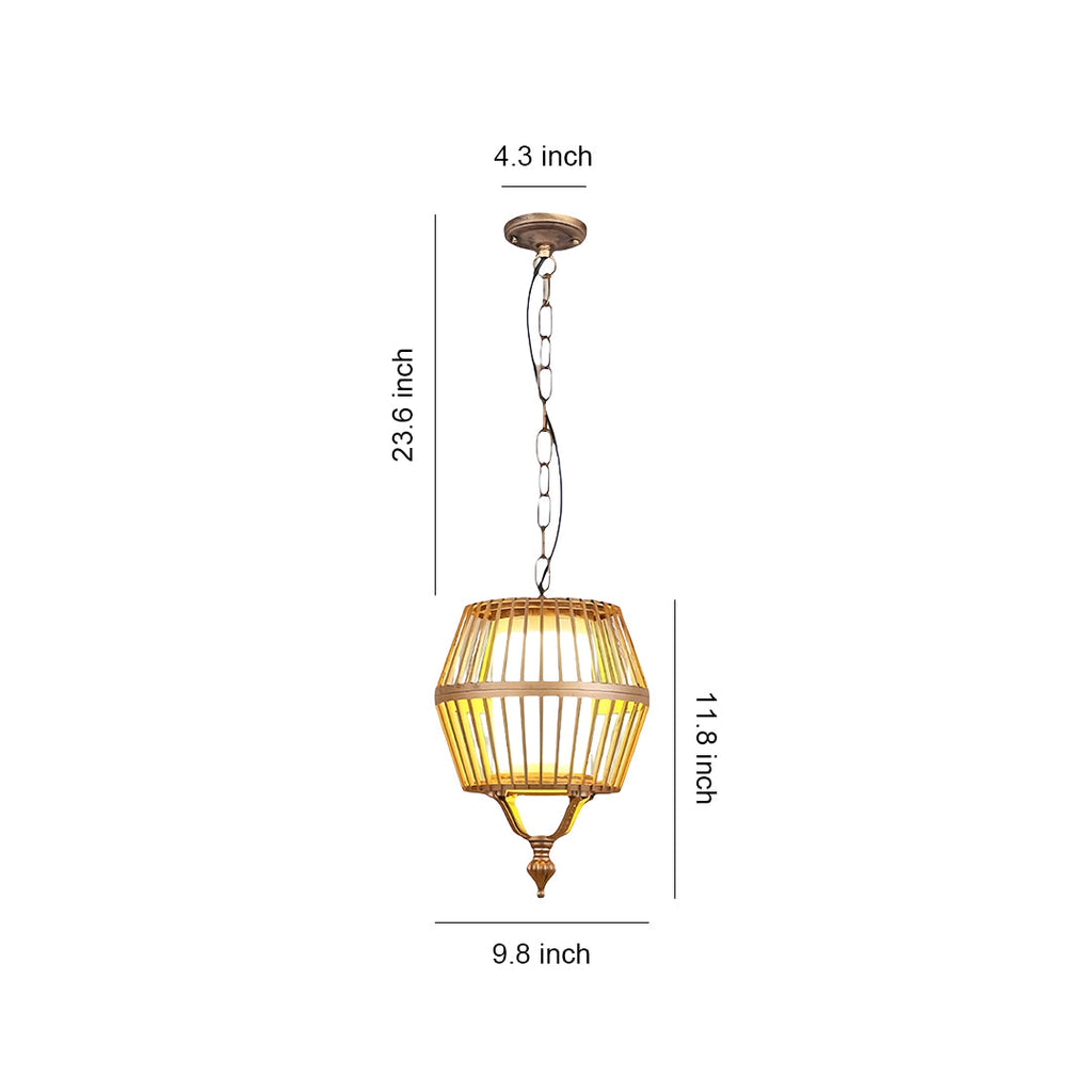 Japanese Lantern Pendant Light Outdoor Waterproof Ceiling Light