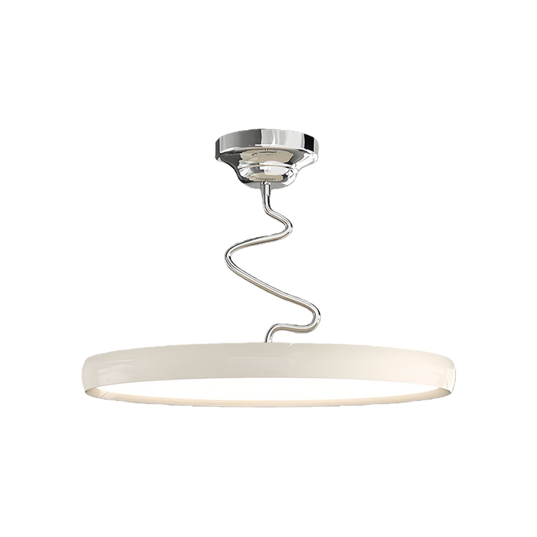 Modern Semi Flush Mount Ceiling Light Twisted Full-Spectrum Light