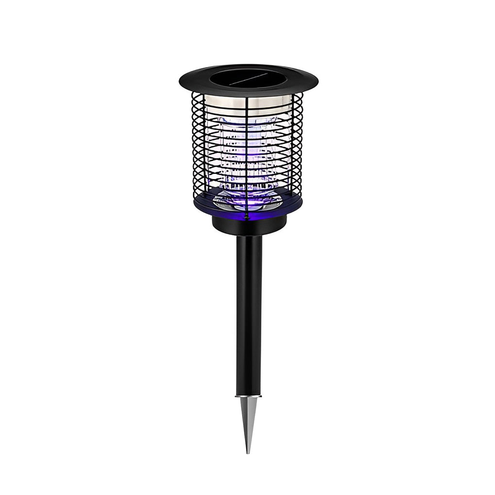 Solar Light Bug Zapper Solar Garden Purple-Light Mosquito Killer Lamp