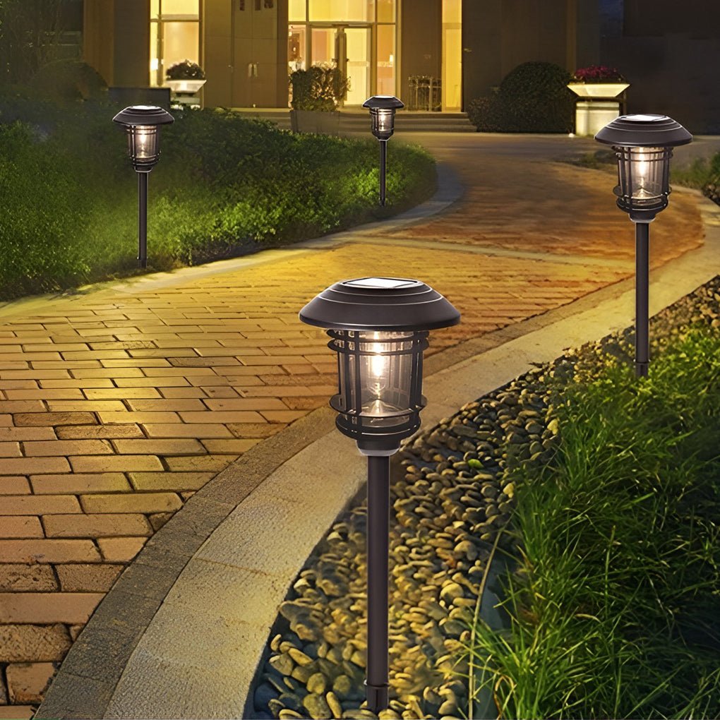 Durable Solar Outdoor Lights with Stainless Steel and Glass