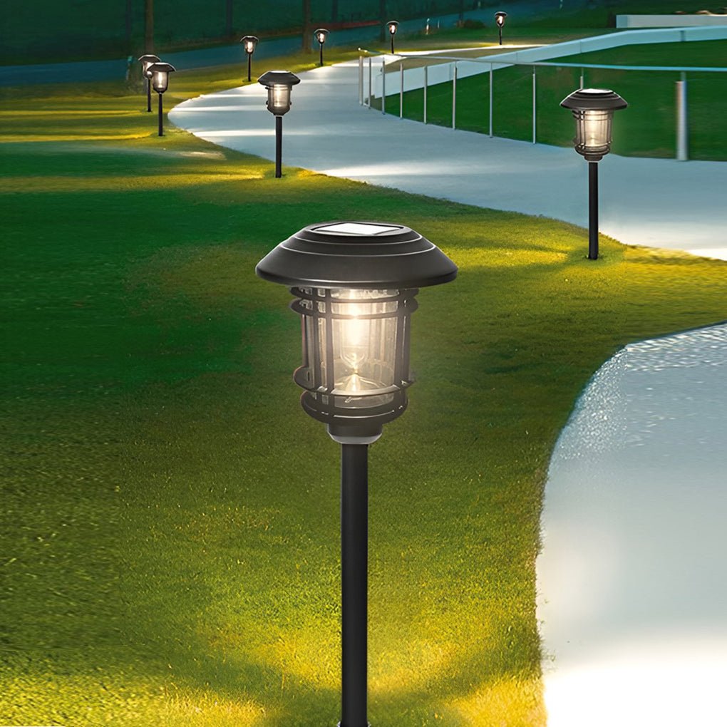 Durable Solar Outdoor Lights with Stainless Steel and Glass
