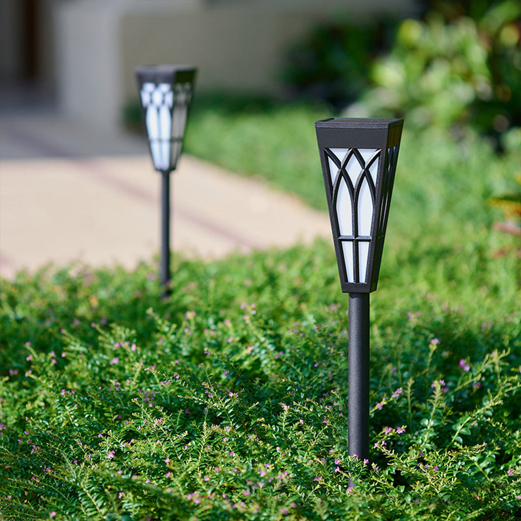 Waterproof LED Lawn Light Post Solar