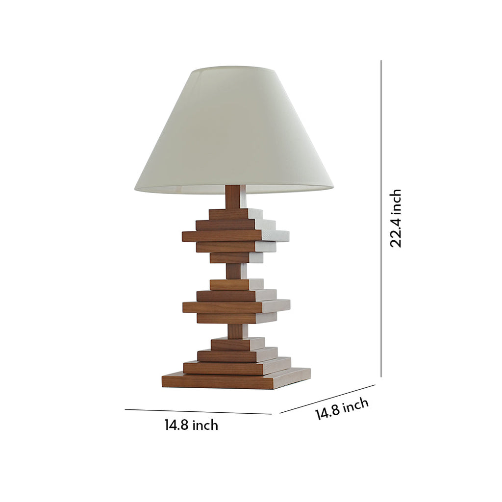 Solid Wood Table Lamps American Retro Full-Spectrum Lamp
