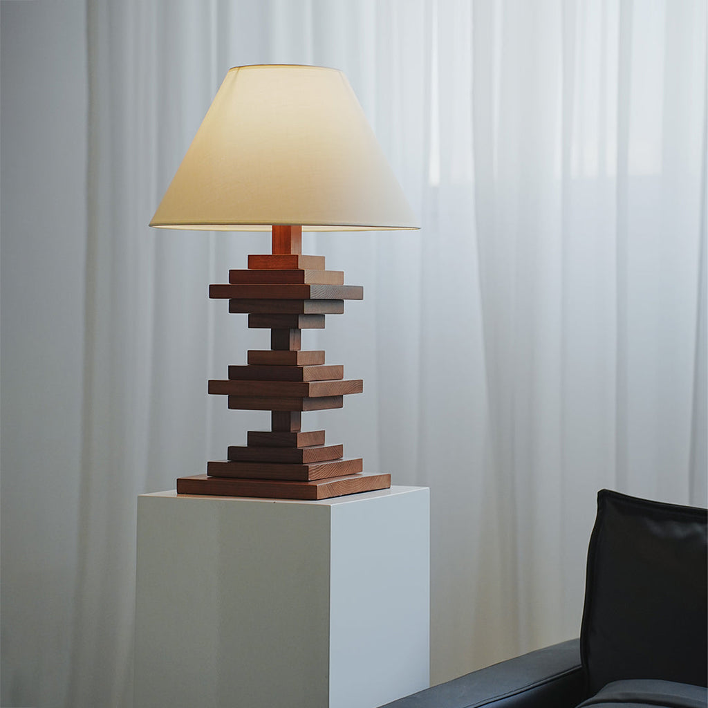 Solid Wood Table Lamps American Retro Full-Spectrum Lamp