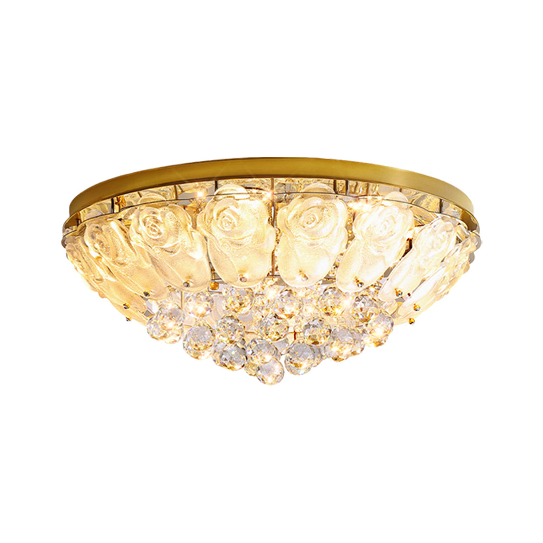 Crystal Ceiling Lights Flush Mount French Luxury Lamp