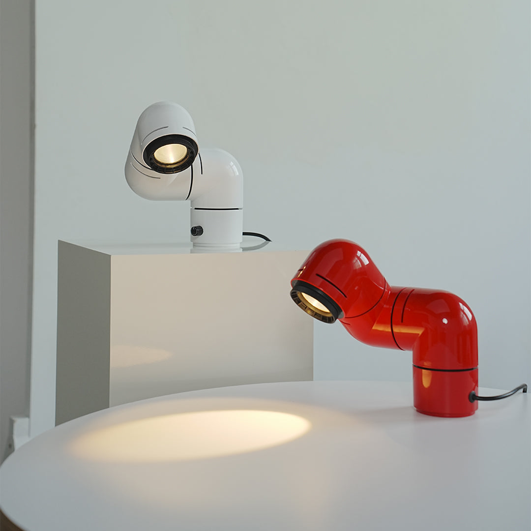 Statement Table Lamps Creative Pipe Modern Rotating Lamp