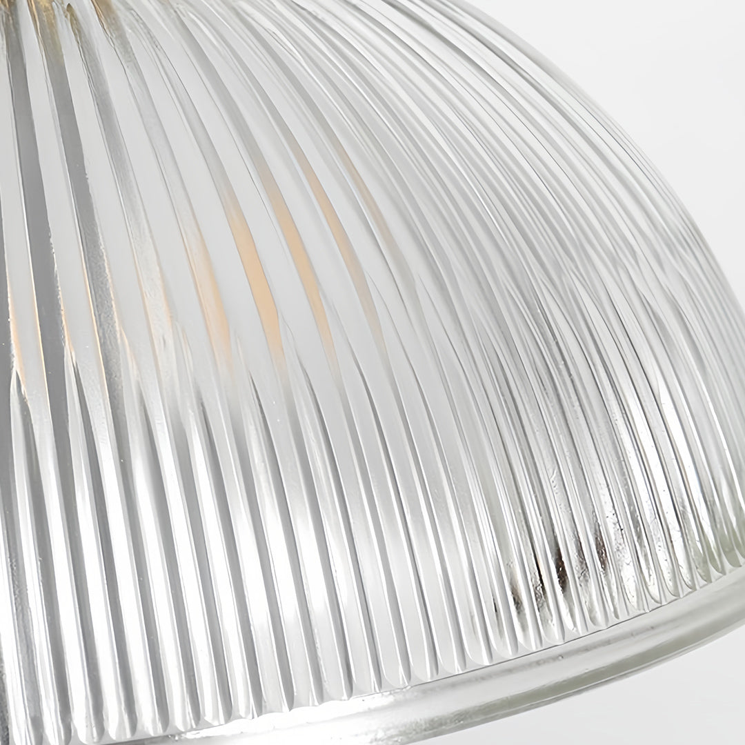 Textured Glass Pendant Light Retro Industrial Glass Ceiling Light