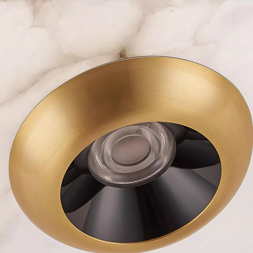 Modern LED Pendant Lights Minimalist Marble UFO Ceiling Light