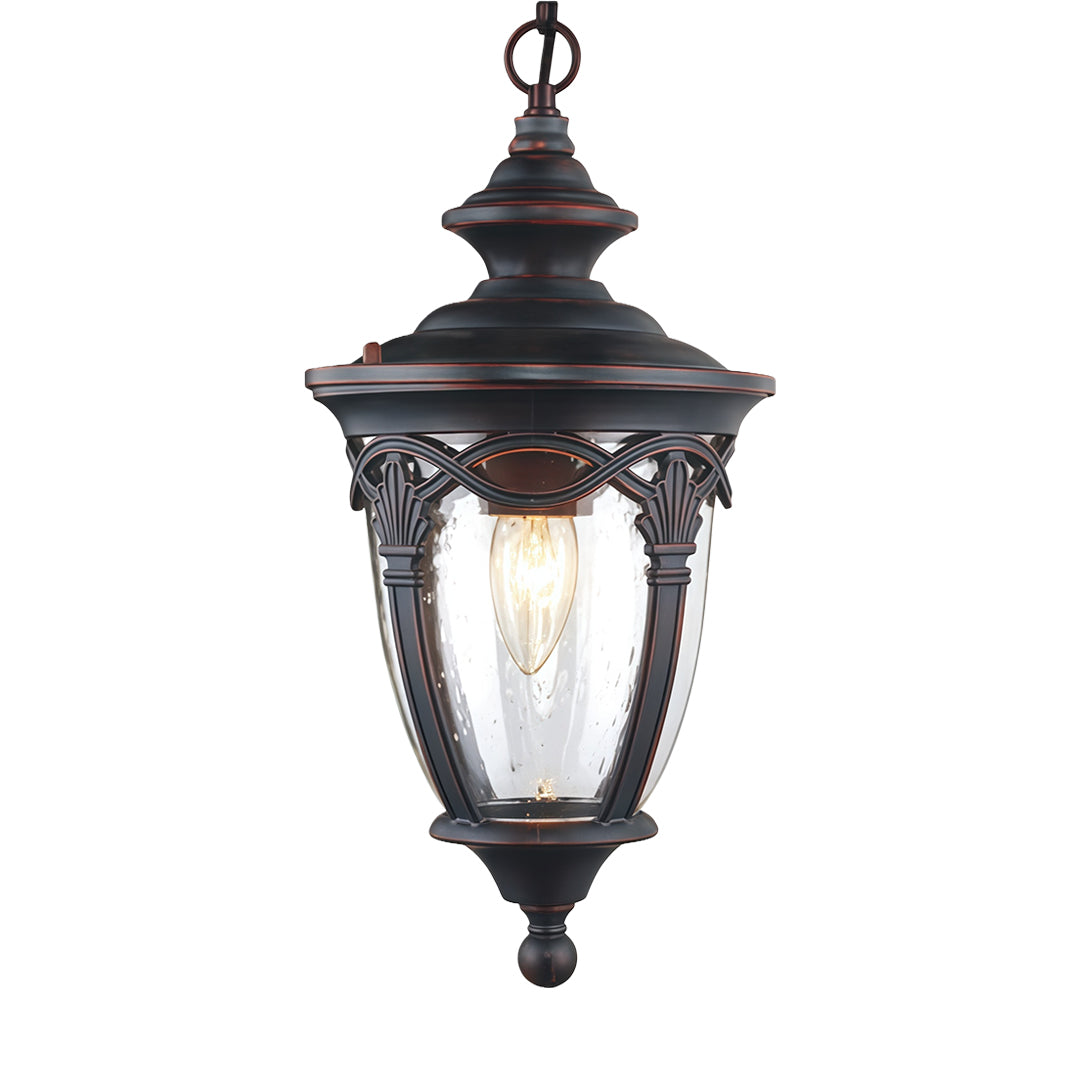 Pendant Porch Light with Adjustable Chain Outdoor Waterproof Light