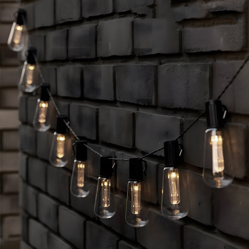 Vintage Solar Camping String Lights Camping Decorative