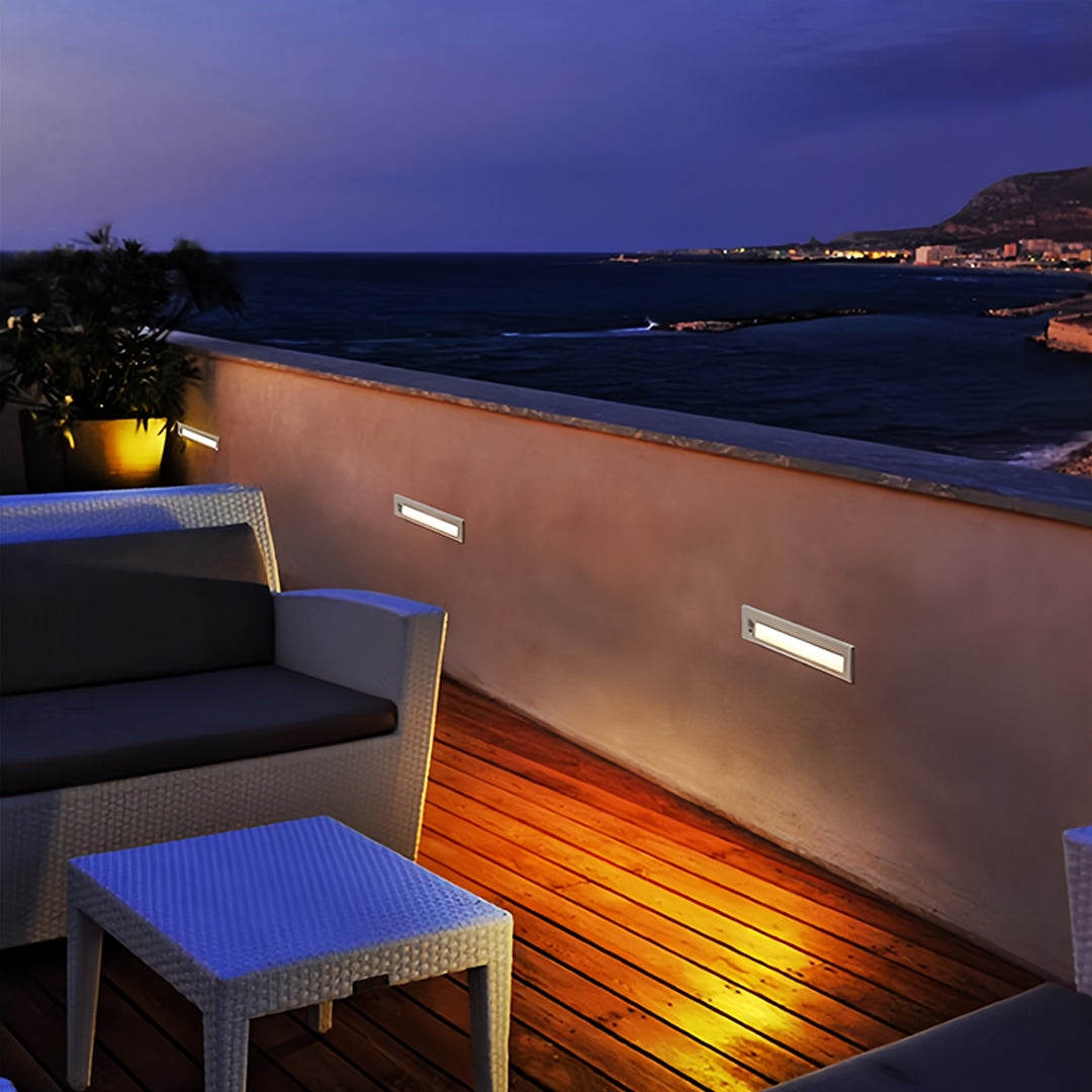 Deck Lights for Steps Modern Minimalist Embedded Outdoor Step Lights