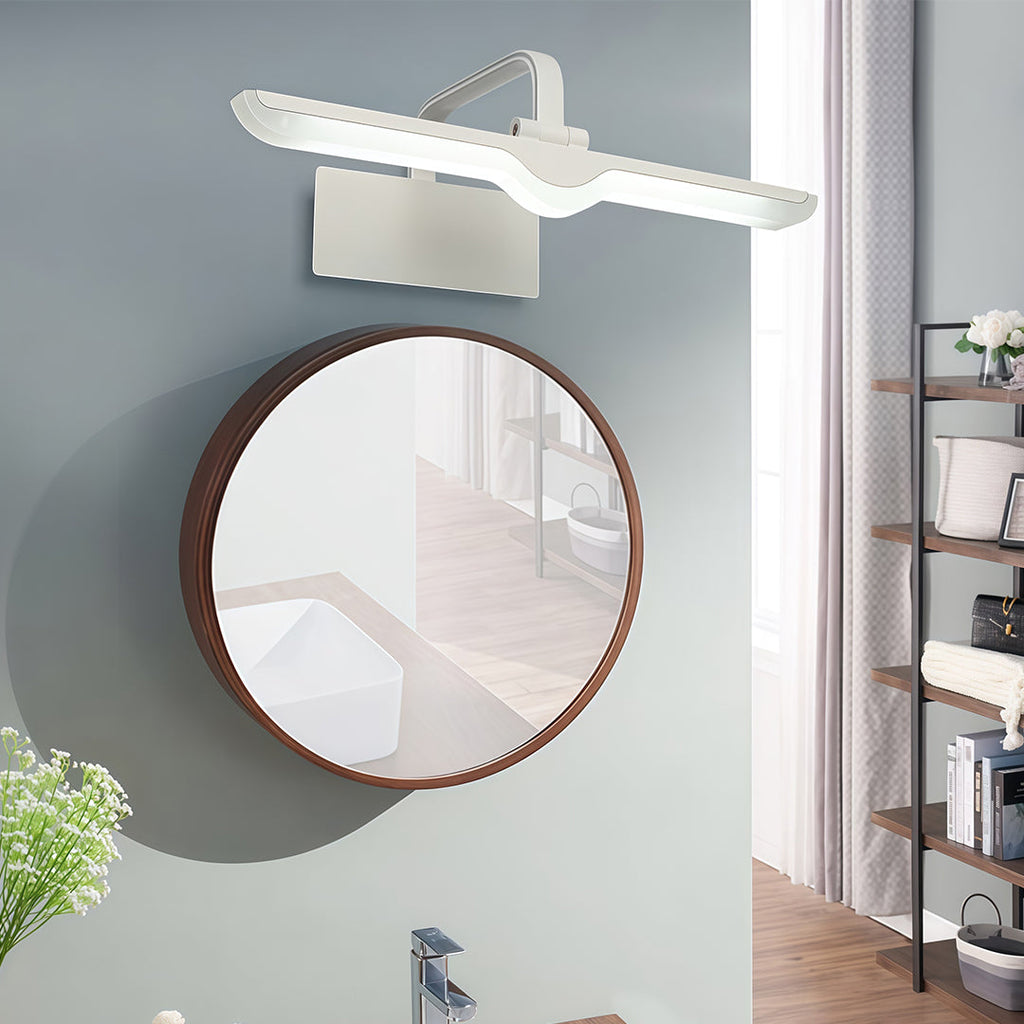 White Bathroom Vanity Lights Waterproof Adjustable LED Lamp