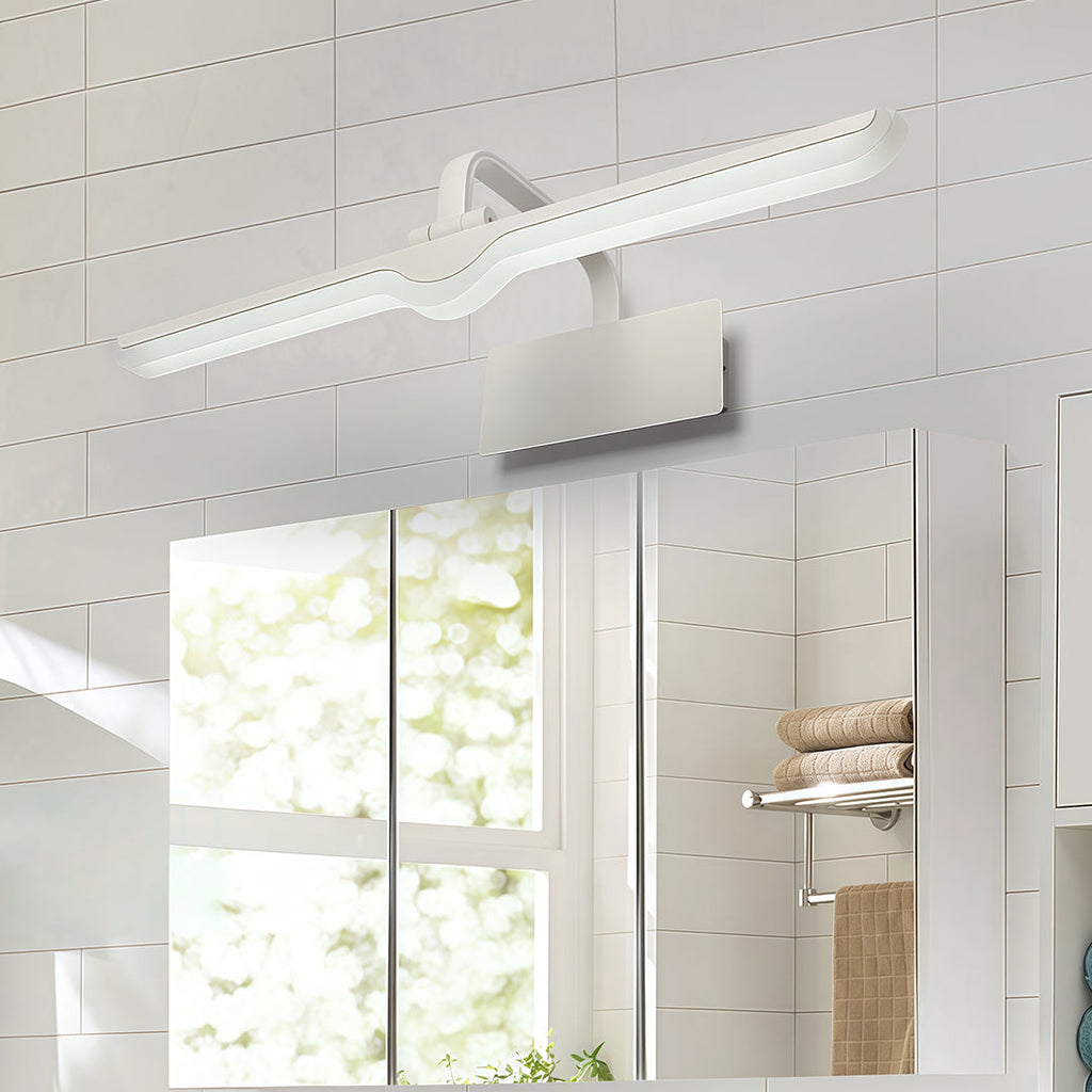 White Bathroom Vanity Lights Waterproof Adjustable LED Lamp
