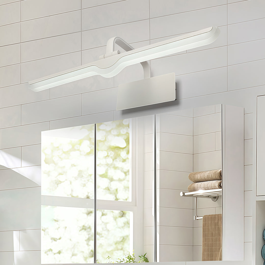 White Bathroom Vanity Lights Waterproof Adjustable LED Lamp