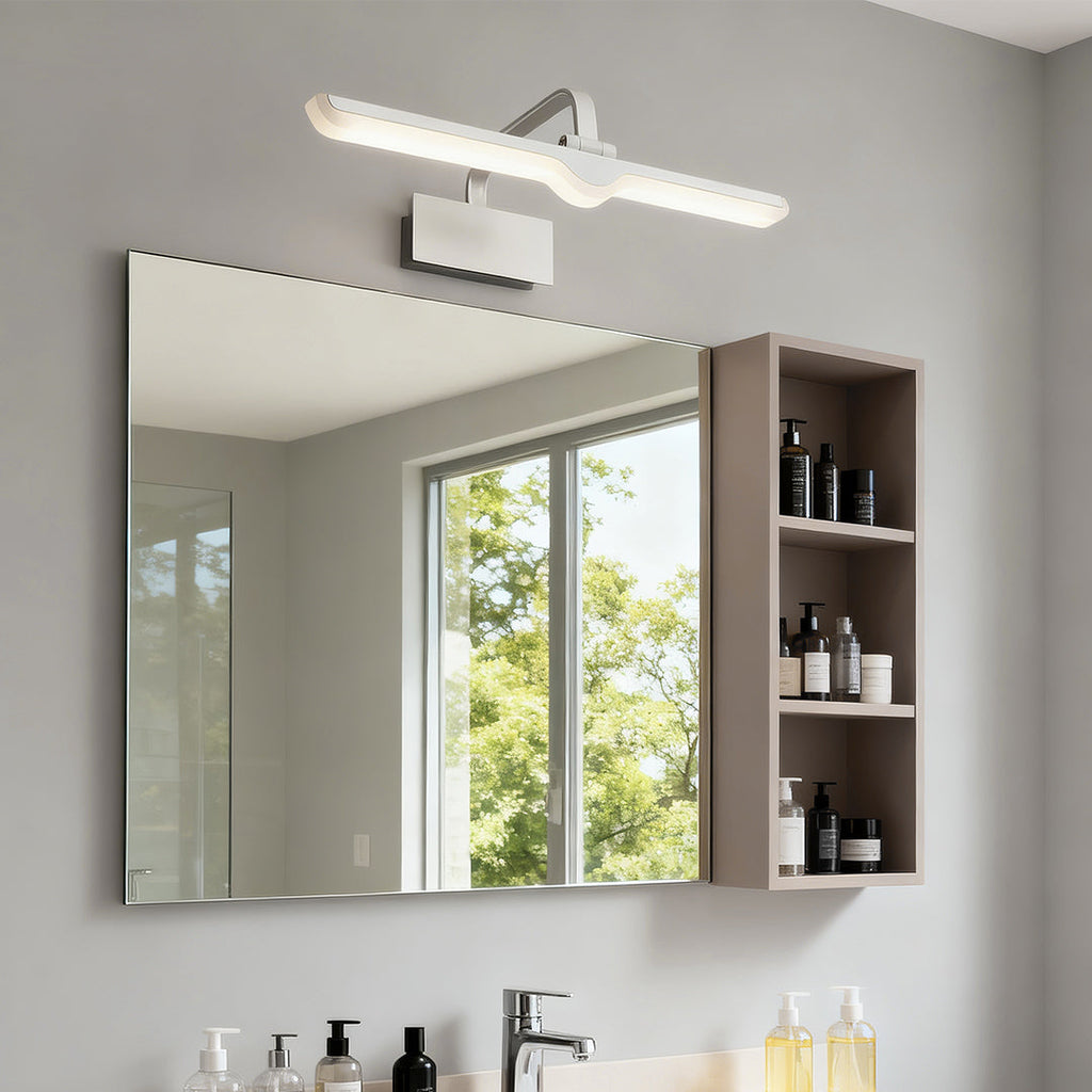 White Bathroom Vanity Lights Waterproof Adjustable LED Lamp