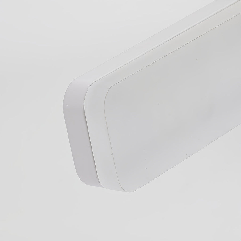 White Bathroom Vanity Light Minimalist Acrylic Contemporary Wall Light