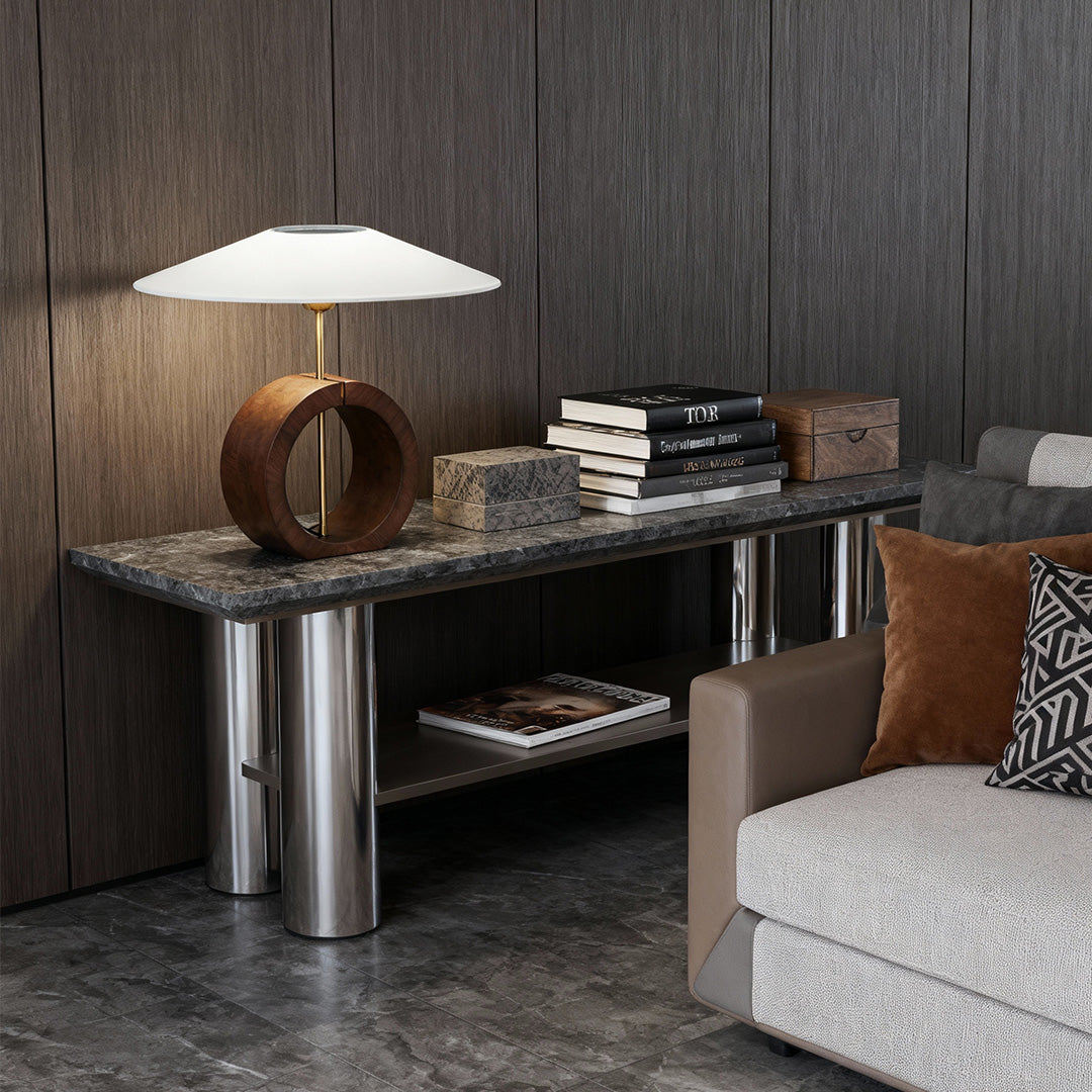 Natural Wood Table Lamp Nordic Minimalist Luxury Creative Lamp